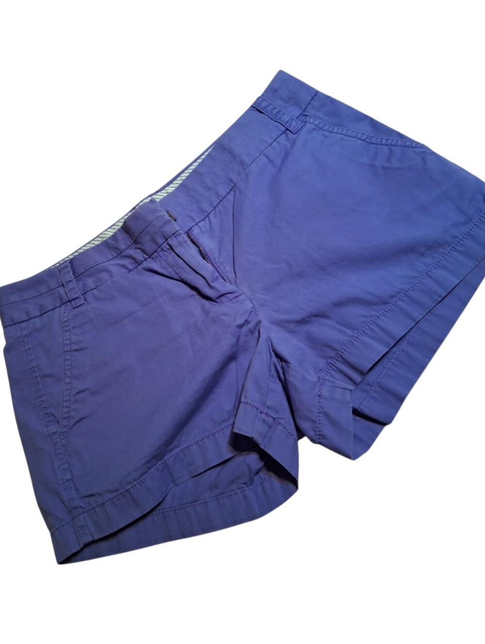 J. CREW Chino Shorts Size 2 Purple Casual Summer
